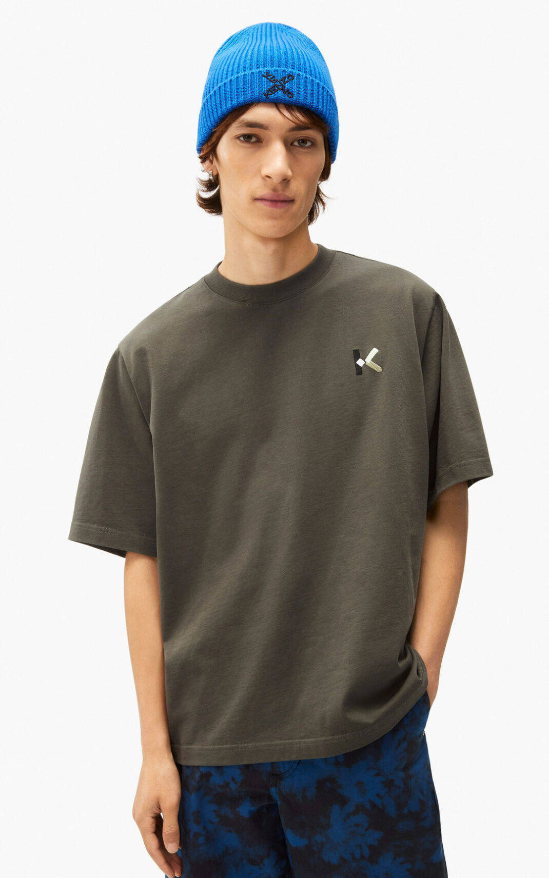 Kenzo K Logo T Shirt Herr | 59382-OCRW